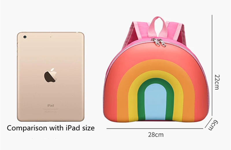 Primary Cartoon School Anime Bag 3D Cake Rainbow Doughnut Bag Girl Boy Travel Bag In Kindergarten Cute Kids Backpack Mochila