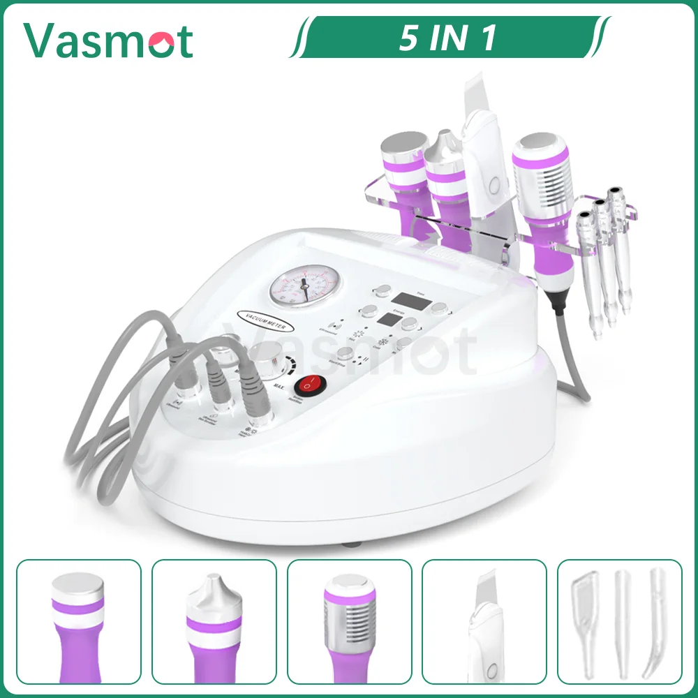 

5 IN 1 Diamond Micro Dermabrasion Peeling Machine Multifunctional Anti Aging Wrinkle Skincare Blackhead Remover Exfoliator