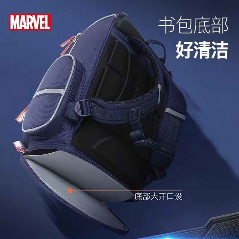 2022 Disney New School Bags For Boys Primary Student Shoulder Orthopedic Backpack Iron Spider Man Captain America Mochilas