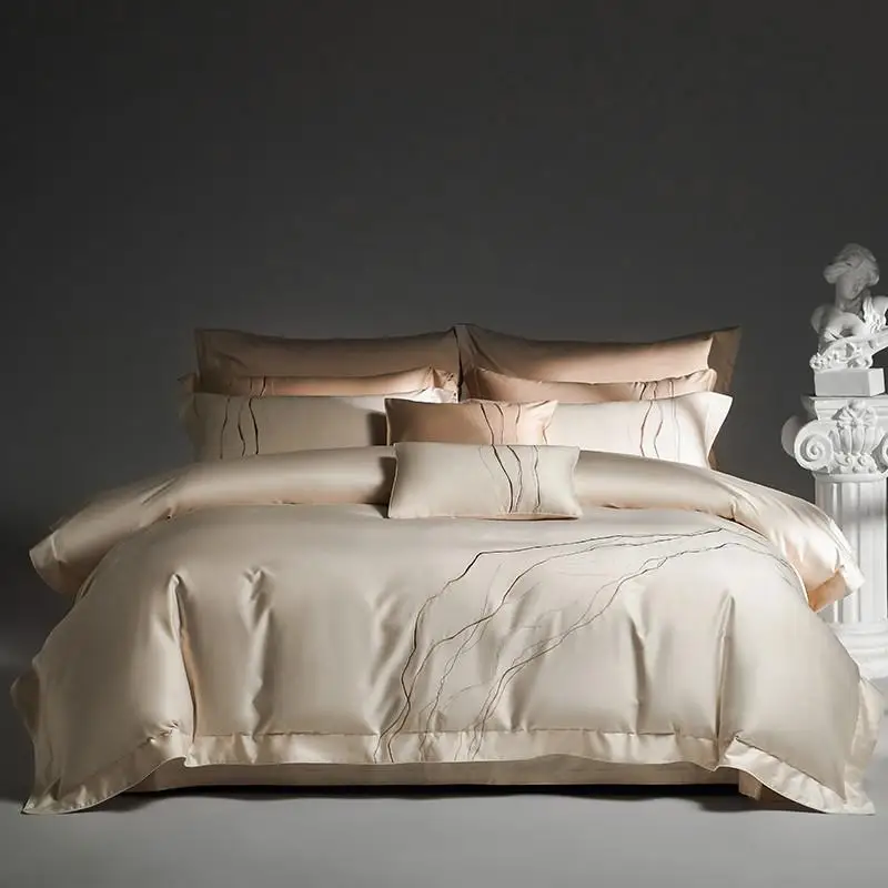 

Комплект постельного белья IvaRose HOME TEXTILE, шампань, хлопок, 1400TC