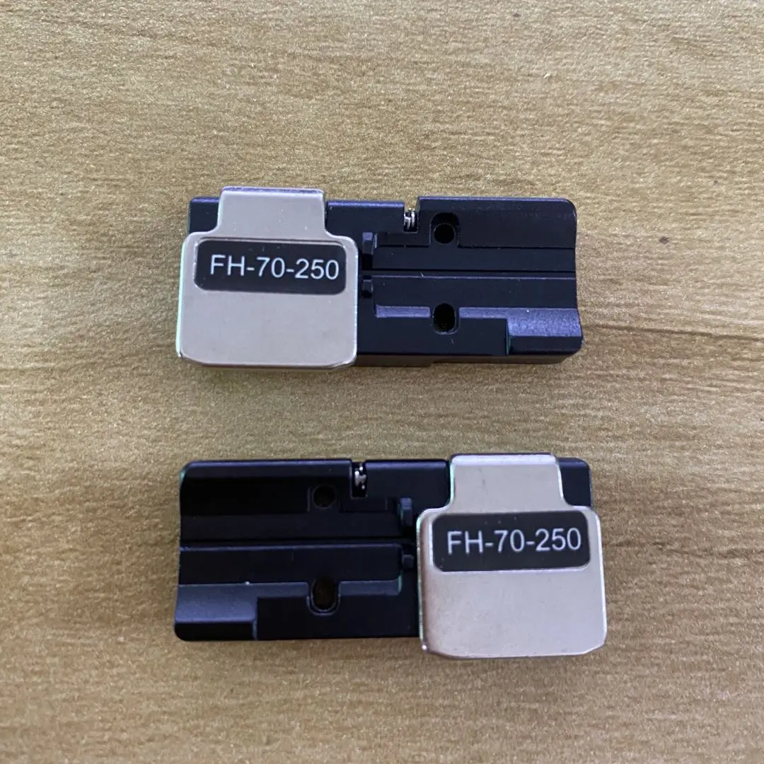 1 Pair FH-70-250 Optic Fiber Fusion Splicers Single Core Bare Fiber Clamps Fiber Holder FSM-70R/70R+/19R+/12R/19S/80S/80S+/70S