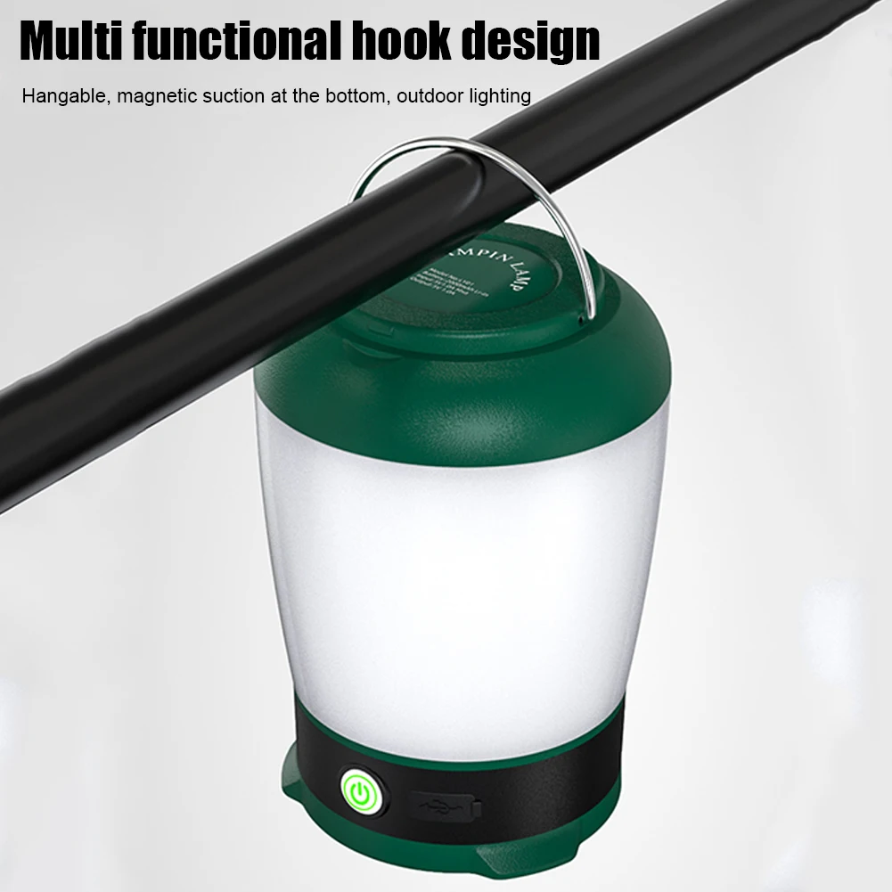 

Аварийная водонепроницаемая лампа для палатки, 2000 мАч, с зарядкой от USB, защита глаз для путешествий, рыбалки, пешего туризма, оборудование