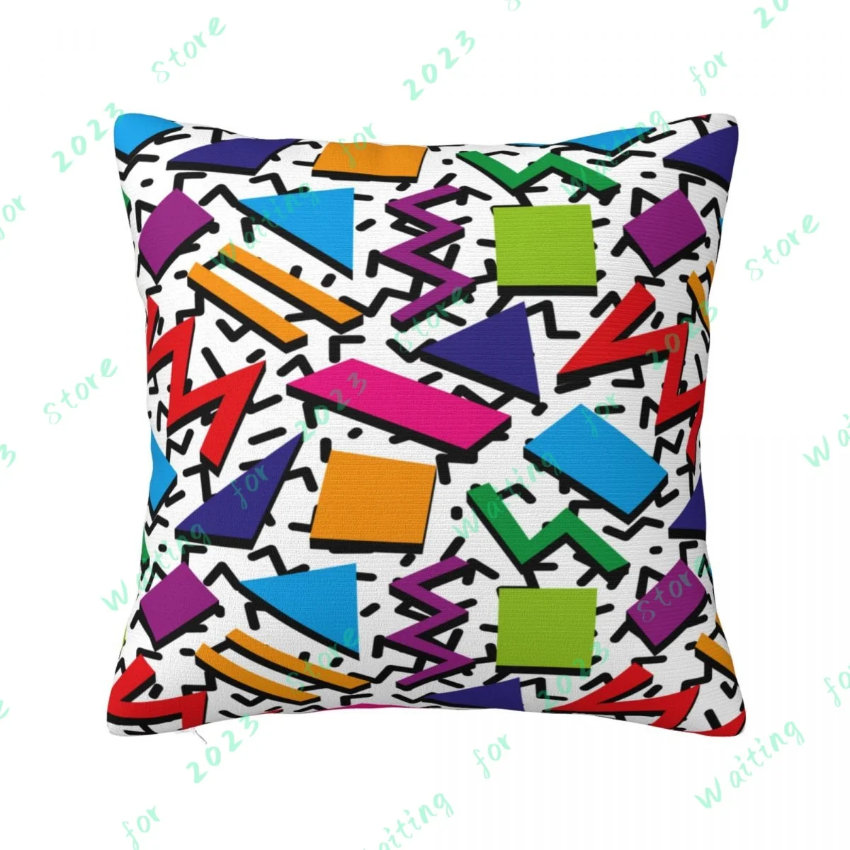 

Необычный геометрический ромб, моющаяся квадратная декоративная искусственная наволочка