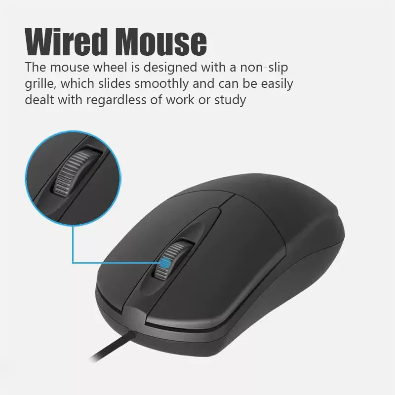 

Wired Mouse Gaming Mouse Silent Ergonomics Optical Mouse 1000 DPI Computer Mouse Gamer Compatible with PC/Laptop/Desktop