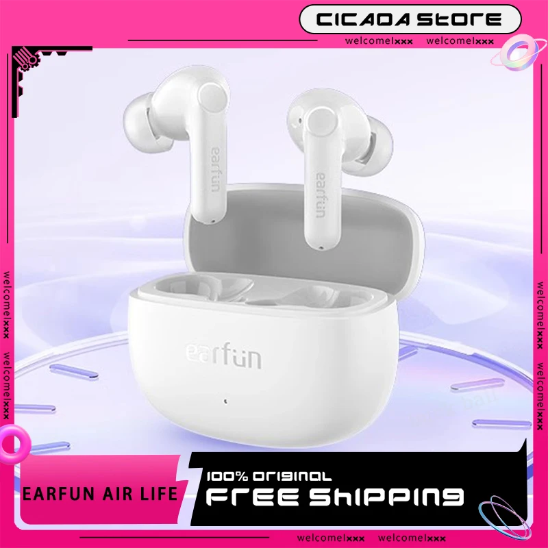 Беспроводные наушники Earfun Air Life Bluetooth 5 4 Enc двусторонние стерео IPx5 длительный срок