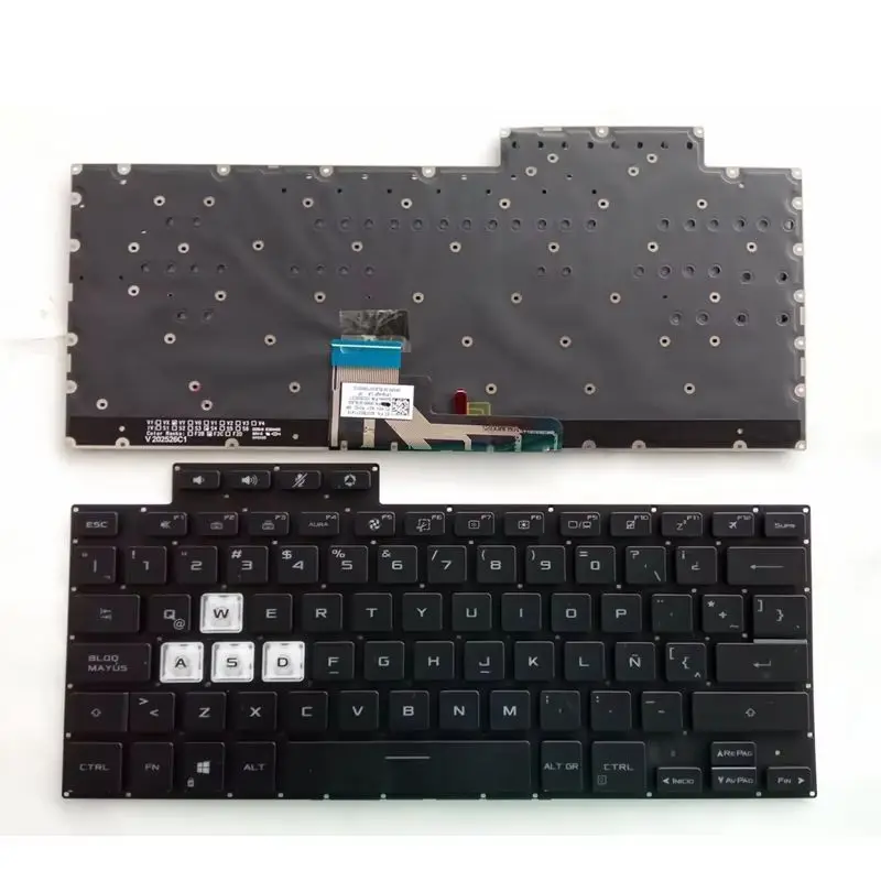 Клавиатура ноутбука LA/US для ASUS TUF Air FX516PR FX516PM FX516P FX516 FA516 английская с подсветкой