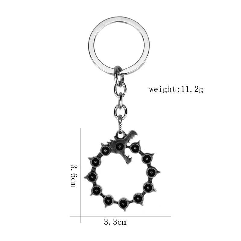 Meliodas аниме аксессуары татуировки укус хвоста дракон подвески ожерелья брелки