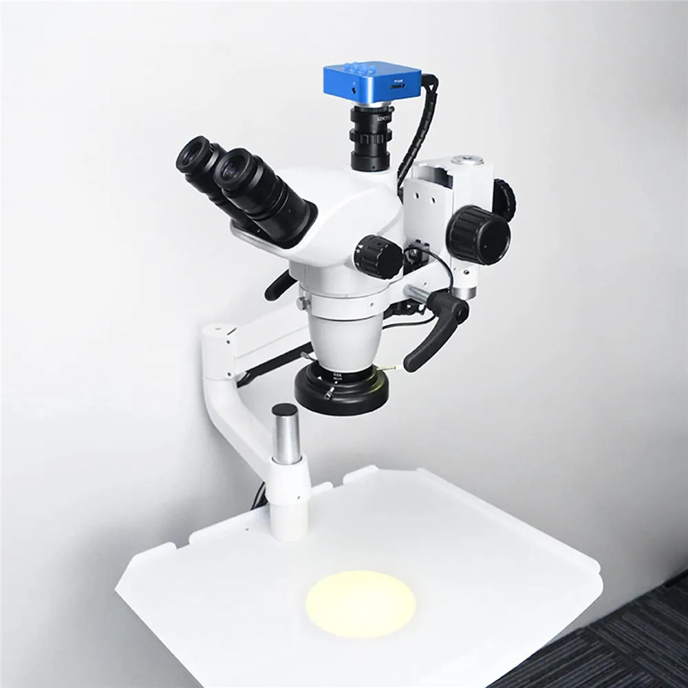 Стоматологический микроскоп стерео зум с гибкой рукояткой для