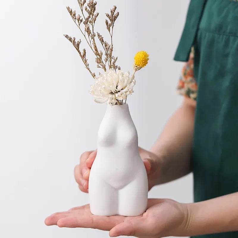 

Nordic Home Decor Woman Naked Vases Decoration Home And Decoration Ceramic Vase For Decoration Home Cachepot For Flowers