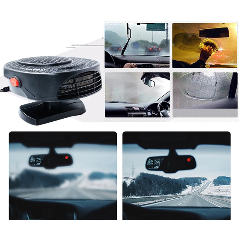 12V 24V Electric Car Heater Cooler Cold Heat Dual Use Windshield Dofogger Defroster Auto Heating Fan Winter Summer |