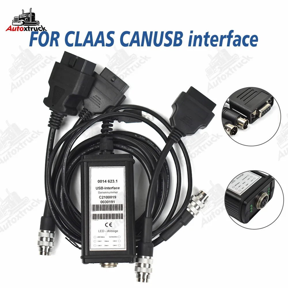 

Диагностический интерфейс для Клаас, CANBUS MetaDiag CLASS сельское хозяйство, строительный трактор, диагностический сканер