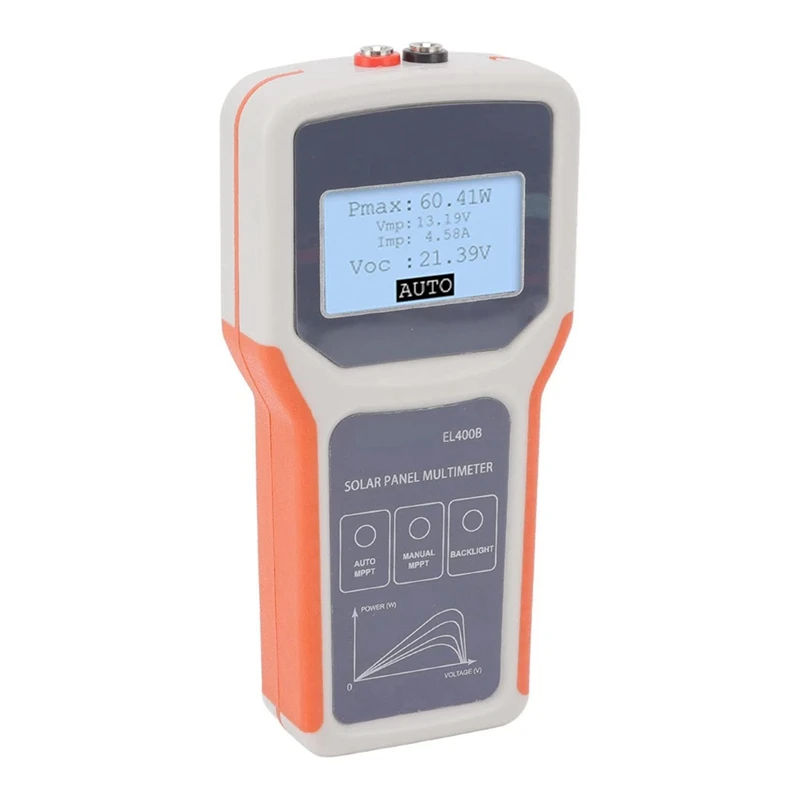 

LCD Solar Tester, Digital Solar Power Meter LCD Solar Panel Multimeter Solar PV Panel MPPT Tester For Photovoltaic Panel