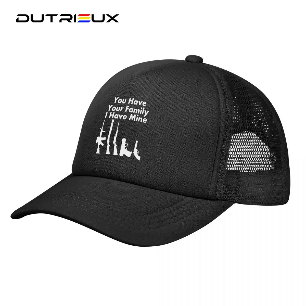 

You Have Your Family Guns Original Adjustable Mesh Trucker Hat for Men and Women