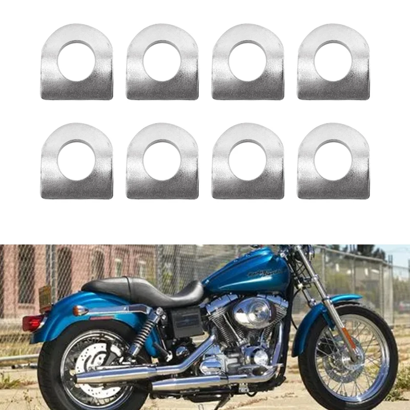 

8 шт. подножки, комплект креплений, штифты, доски для пола, педаль, подставка для ног мотоцикла, накладки для Harley Dyna Sportster 883 1200 Softail