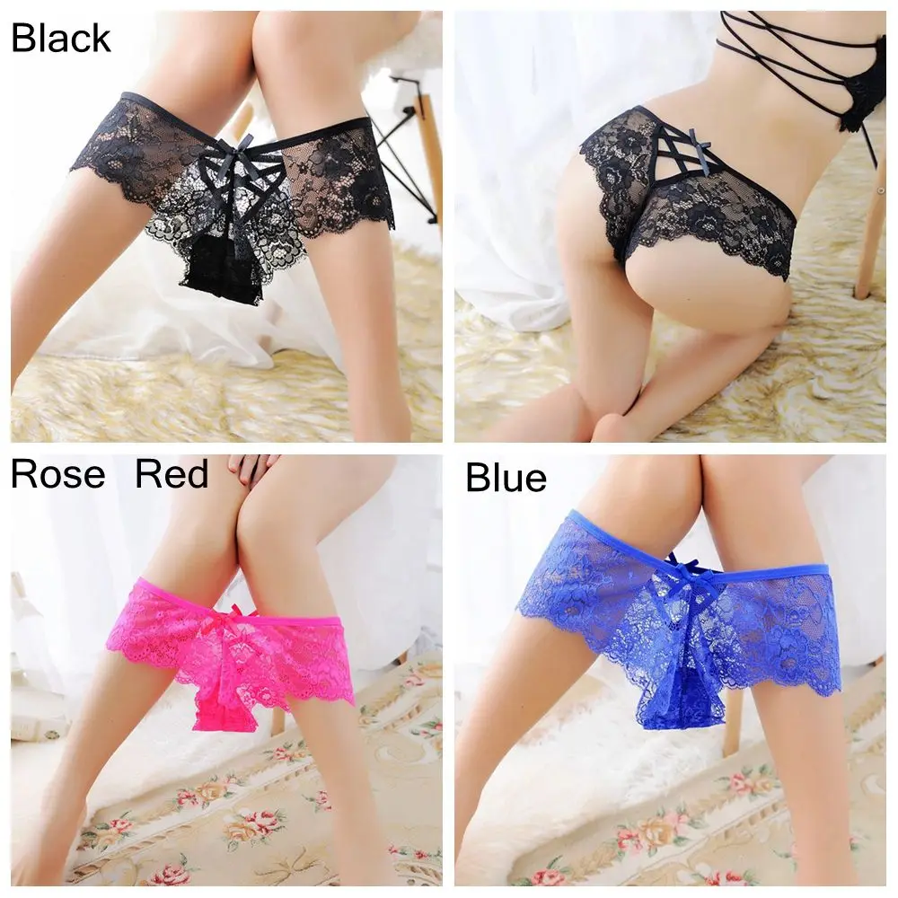 Трусики-стринги женские кружевные с цветочным принтом |