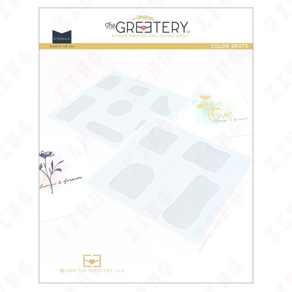 

New Painting Scrapbook Decoration Coloring Embossing Layering Stencil Diy Greeting Card Handmade Craft Molds Color Spots Cut Die