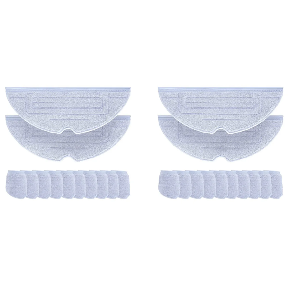 

24 Pcs Mop Cloth for Xiaomi Roborock S7 S7+ S7 MaxV S7 MaxV Plus S7 MaxV Ultra Q7 Max+ Series Robot Vacuum Cleaner Parts