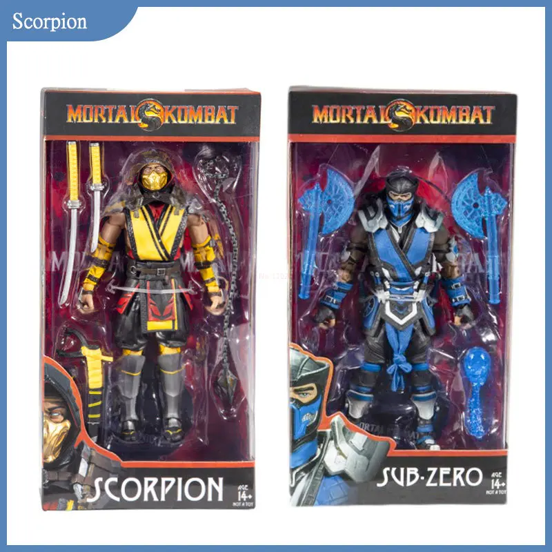 

Originate Scorpion Zero Kabal Mortal Kombat Action Figure 7" Collect Model Mcfarland Children'S Toy Gift