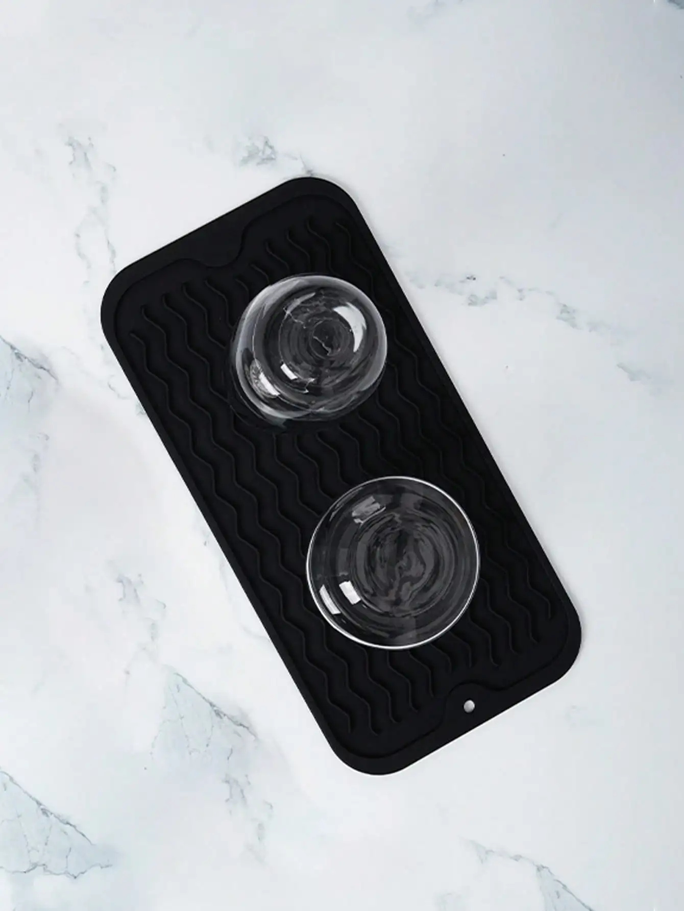 Современный стиль Leeseph силиконовая прямоугольная подставка для сушки посуды и