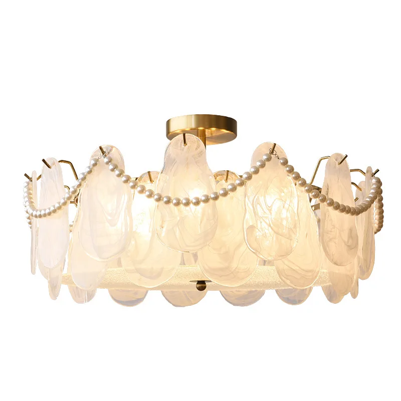 

Ceiling Lamp New Nordic Atmosphere Luxury Round Gold LED Hanging Lamp Art Decor Light Fixture for Dinning Table Free Shipping