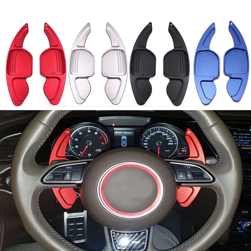

For Audi TT TTS MK2 8J A5 S5 Coupe A4 B8 A3 8P S3 Q5 A8 R8 Sportback Quattro Sline Car Steering Wheel DSG Shift Paddle Extension