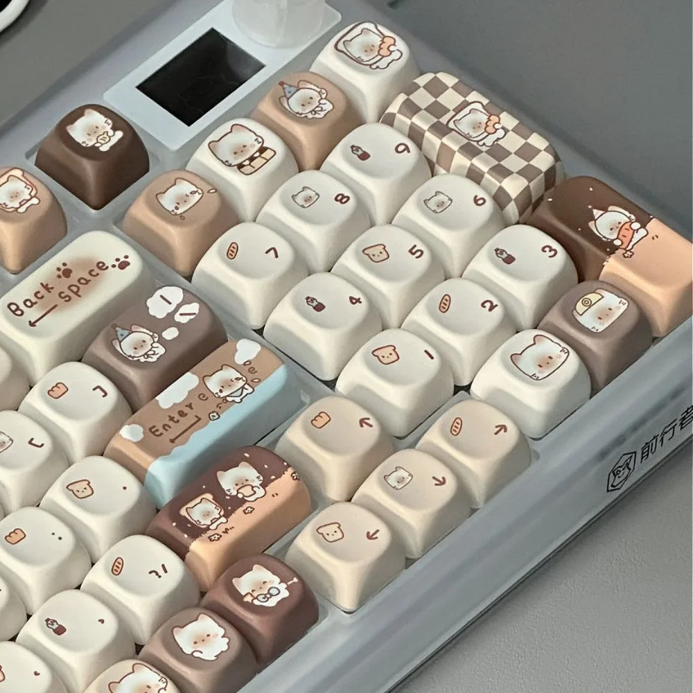 Колпачки для клавиш Breadhouse MOA PBT 131 клавиши милая девушка MX Switch механические