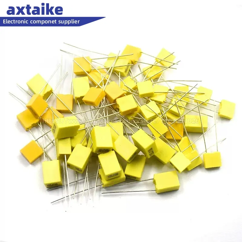 

20pcs Polypropylene Safety Plastic Film 100V 1nF ~ 470nF 100nf 220nf 10nf 47nf 22nf 1nf 0.47uf 0.1uf 330nf Correction Capacitor