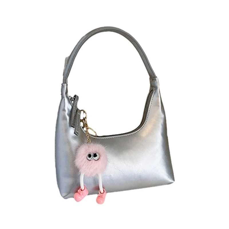 

Fashionable PU Handbag for Daily Work and Casual Outings Armpit Bags Versatile Underarm Bag 517D