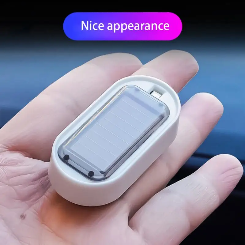 

Car Modified Anti-theft Lamp Auto Signal Lamp Auto Solar-powered Analog Anti-theft Device Warning Lights LED Blinking Lights