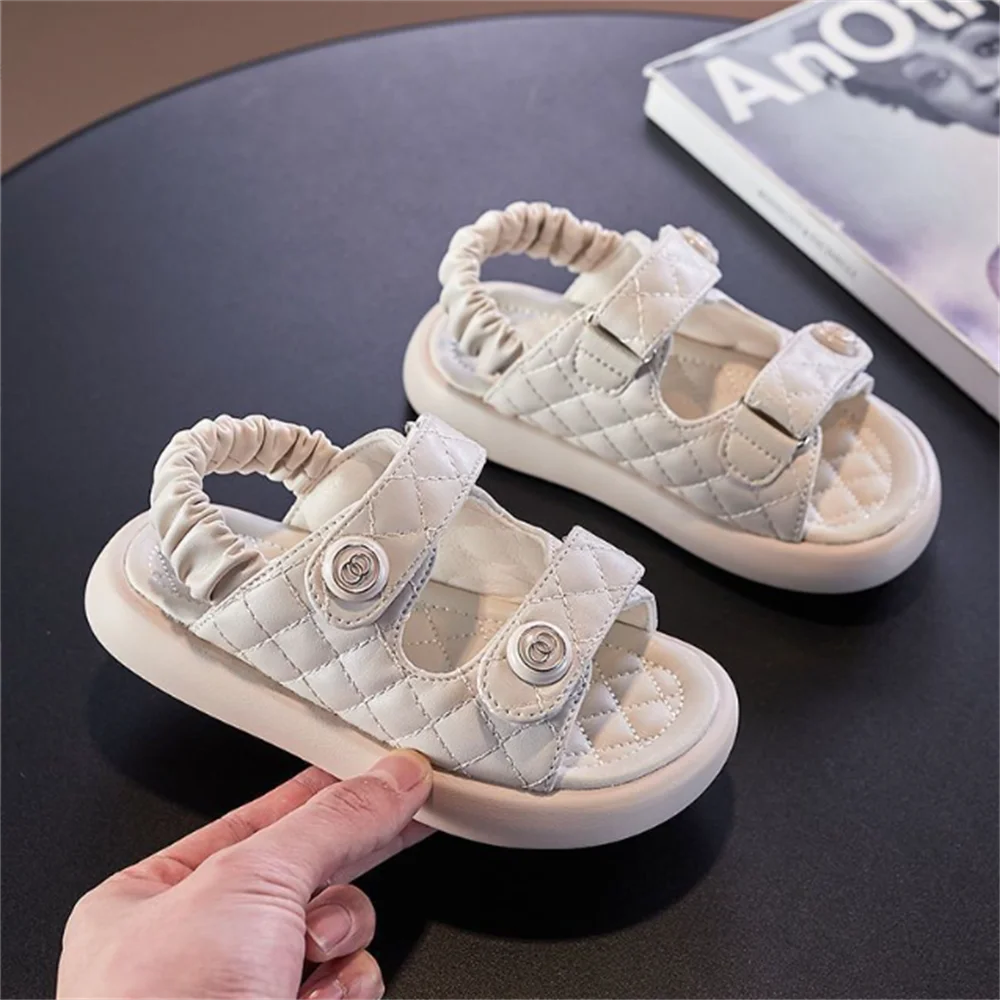 

2023 Summer Baby Girls Sandals Boys Casual Shoes Kids Sports Sandals Anti-Slippery Infant Toddler Shoes Children Beach Shoes