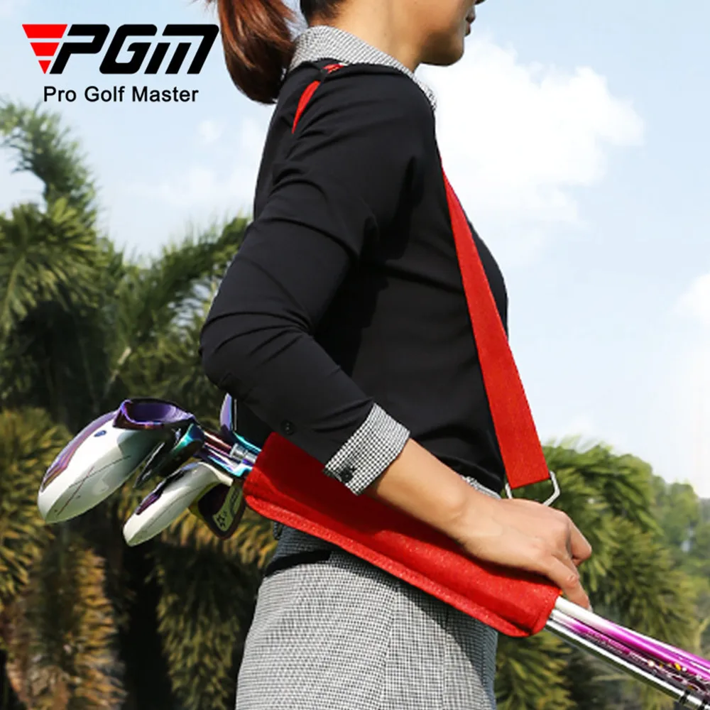 

PGM Lightweight Golf Club Carrier Bag Portable Travel Adjustable Shoulder Strap Bags Easy To Disassemble Golf Training Bag