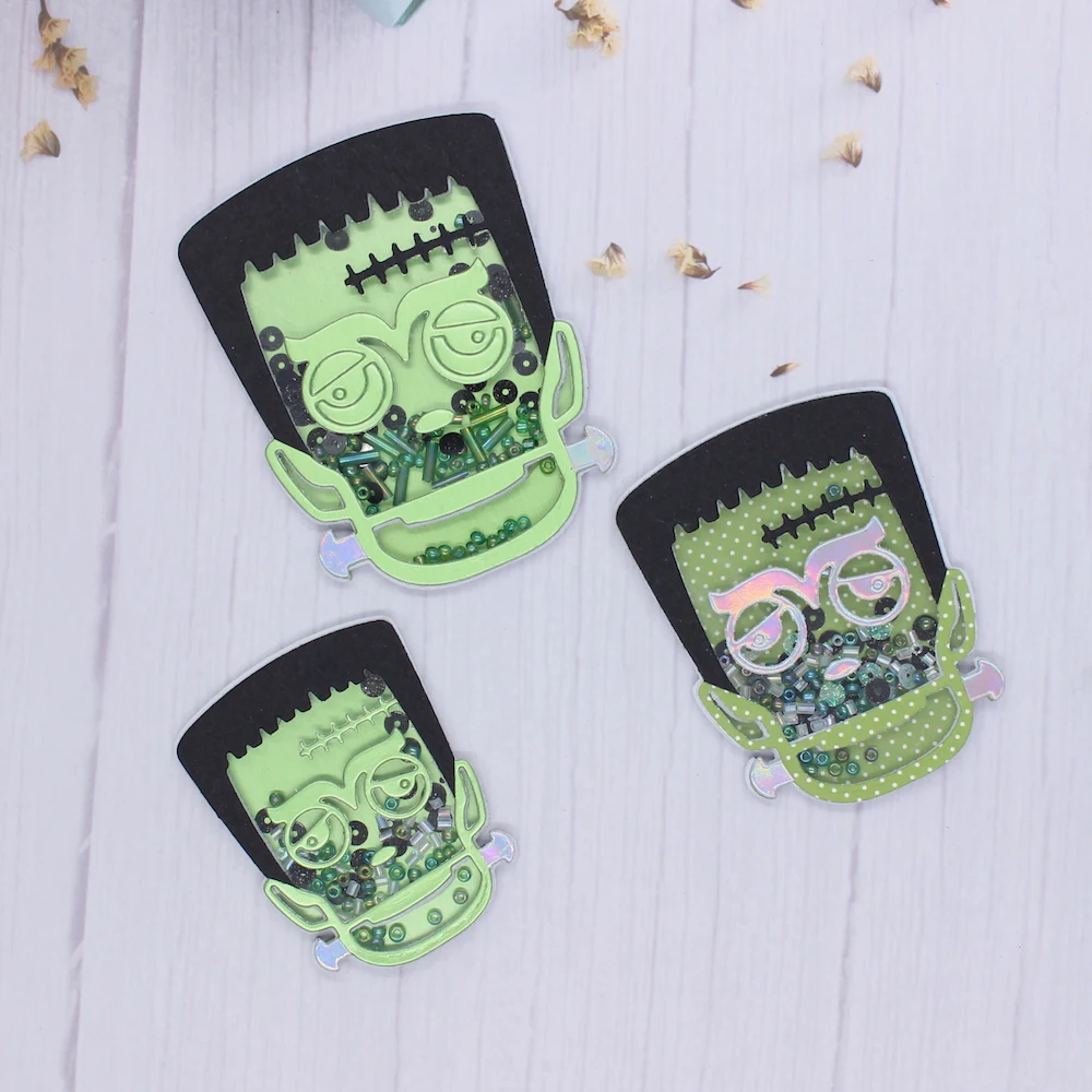 

Шейкер ZFPARTY для Хэллоуина, трафареты для резки металла, для «сделай сам», скрапбукинг, декоративное тиснение, «сделай сам», бумажные карты