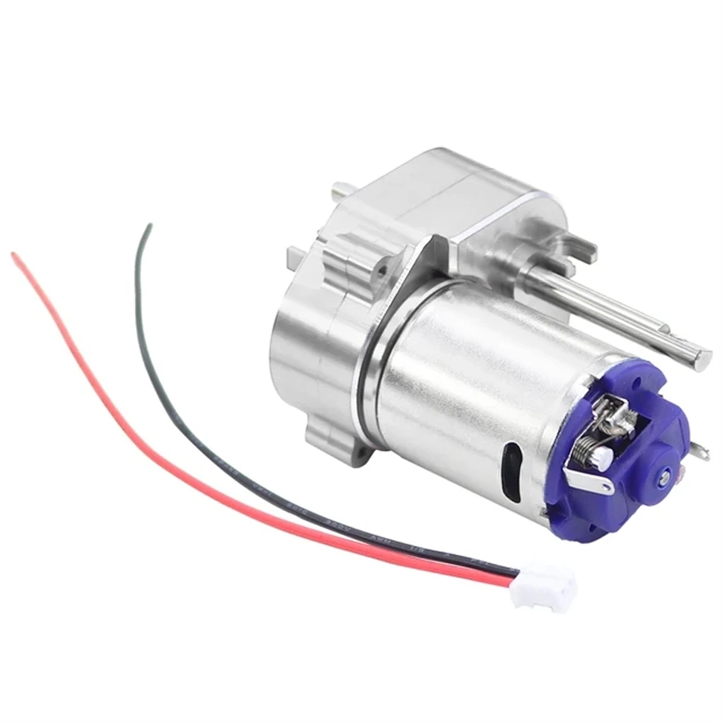 Корпус коробки передач с двигателем 370 металлическая коробка ЧПУ для 1/12 MN78 MN82 LC79