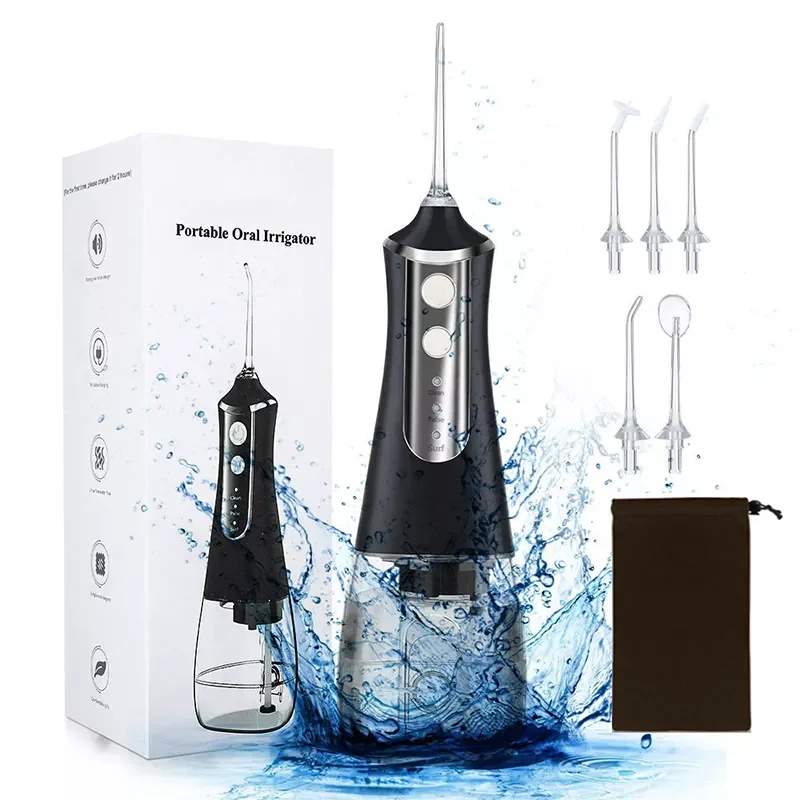 

Powerful Irrigator for Teeth Portable Dental Water Flosser Jet Nozzles Whiten Teeth Floss Cleaning Dropshipping