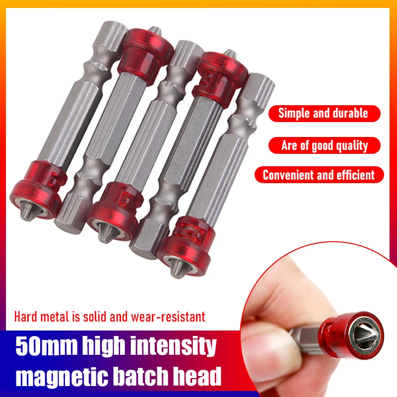 1/4 &quotнасадки для отвертки красная головка магнитный драйвер шестигранный