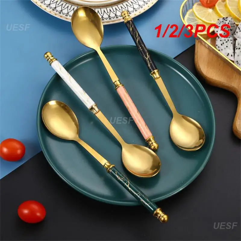 1/2/3 шт. кофейная ложка экологически чистая зеркальная полировка креативная в