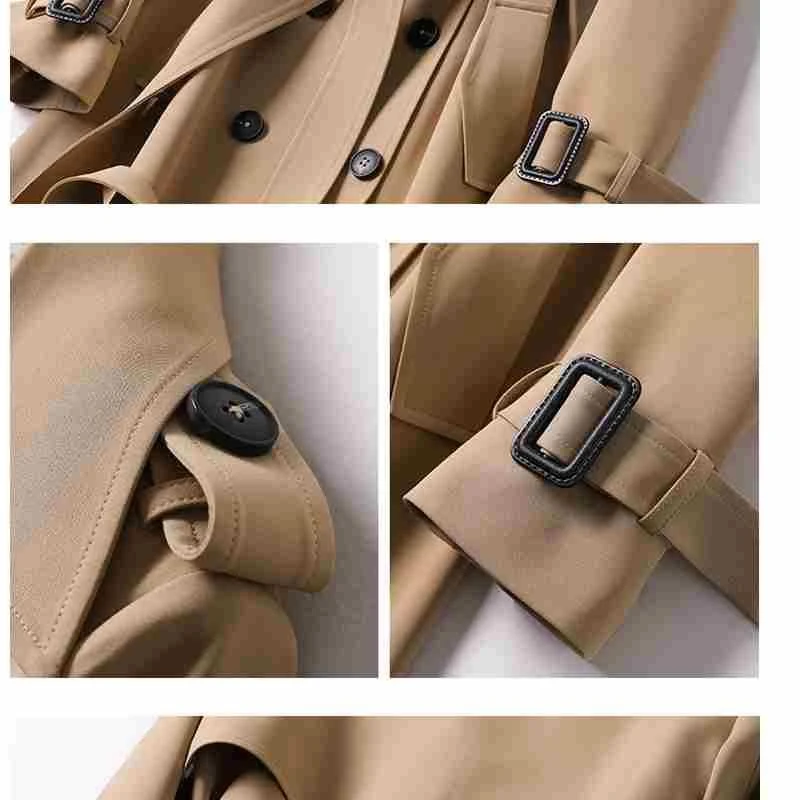 Женский тренчкот куртки для женщин длинные пальто корейская мода с поясом Топ