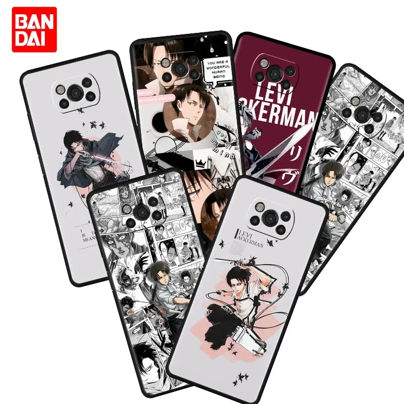 

Attack On Titan Cartoon Case for Xiaomi Mi Poco X3 NFC F3 Redmi Note 9s 9 9A 9C 8 10 11 9T 8T 10T K40 Pro Plus Back Cover Shell