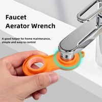 kitchen washbasin faucet aerator wrench faucet disassembly and repair cleaning tool orange abs wrench available on all sides