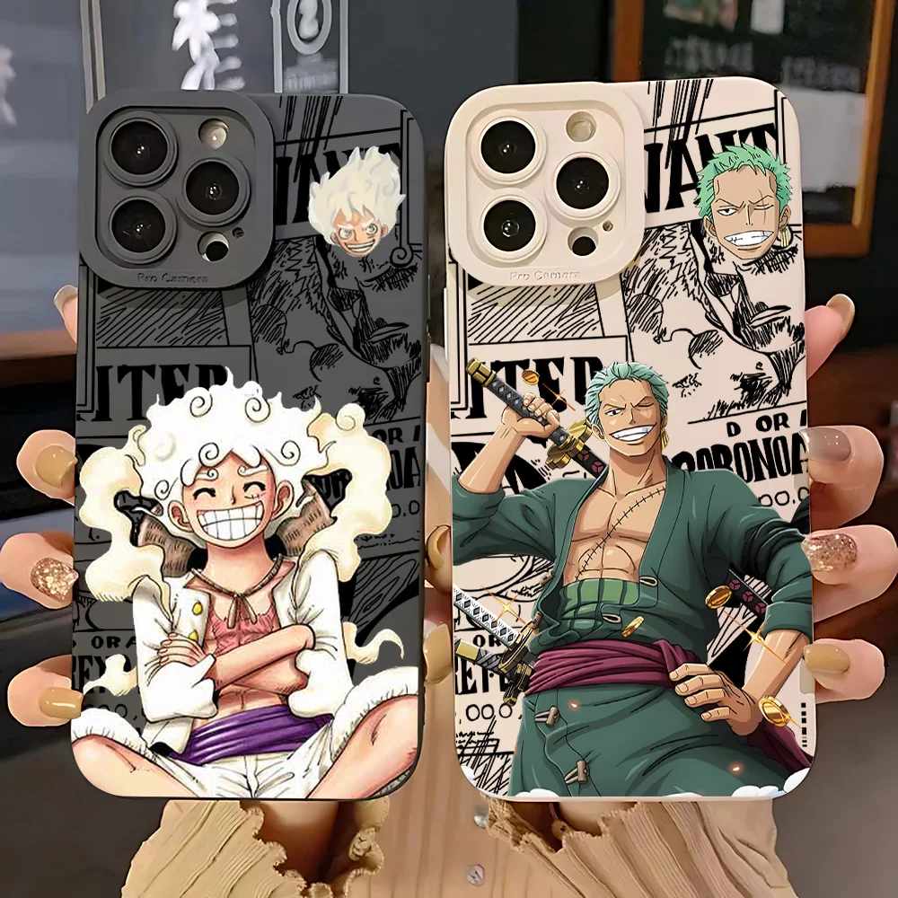 Фото Чехол для телефона с изображением Луффи из аниме One Piece для Infinix Hot 70 60i 60 Zero Note X Smart 8 Spark Slim Go Tecno Camon 30S Pro Plus 4G 5G №1