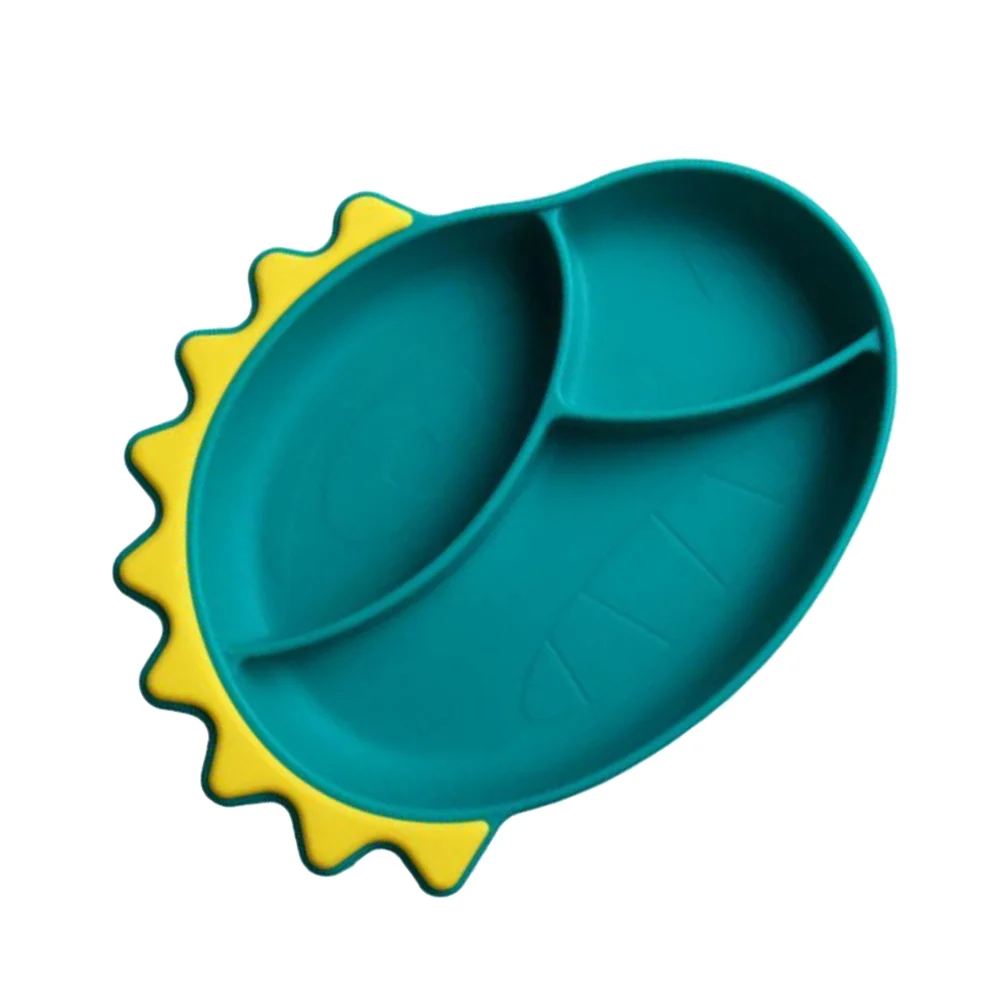 

Kids Dinner Plate Food Plate Baby Complementary Food Plate with Suction Cup