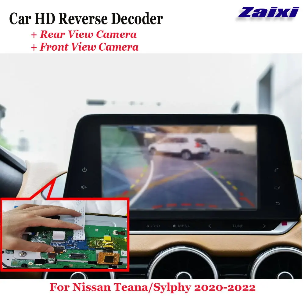 

Автомобильный видеорегистратор, декодер для передней камеры заднего вида для Nissan Teana/Sylphy 2020-2022, оригинальное обновление экрана