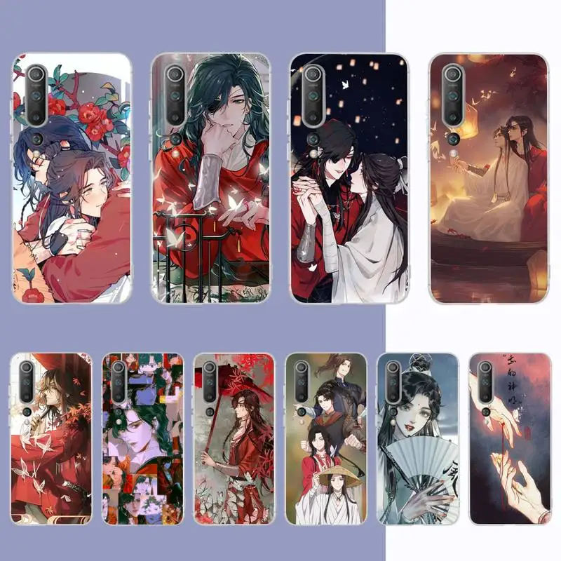 

Tian Guan Ci Fu Chinese style Phone Case for Samsung S21 A10 for Redmi Note 7 9 for Huawei P30Pro Honor 8X 10i cover