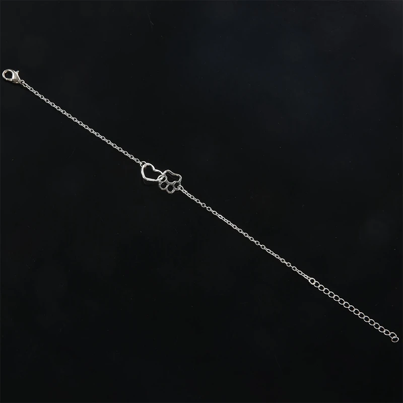 Женские браслеты со следами домашних животных ракушки милые животные собака