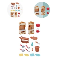 play house toy ingenious smooth surface 3d dollhouse furniture toy set for ornament play house accessories play house toy