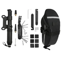 57pcs mountain bike repair tool kits with saddle bag multitools mtb cycling chain tire maintenance set mtb repair tool set