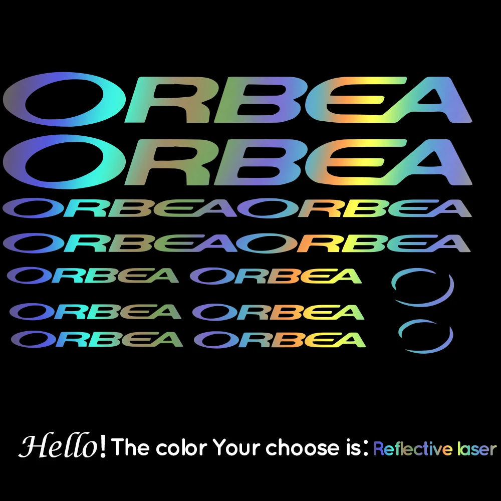 

Orbea_ милые светоотражающие наклейки для шоссейного велосипеда, наклейка для горного велосипеда, MTB велосипедные колеса, защитные детали