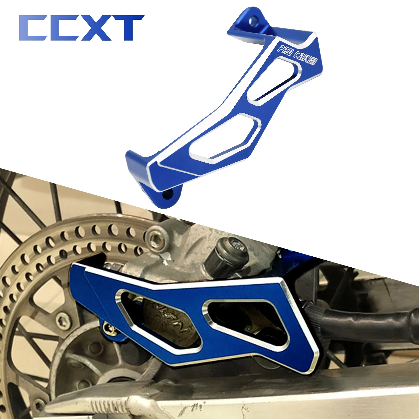 

Алюминиевый задний тормозной суппорт для мотоцикла Yamaha YZ WR 125 250 250R 250F 450F 125X 250X 250FX 450FX CNC, защитная крышка