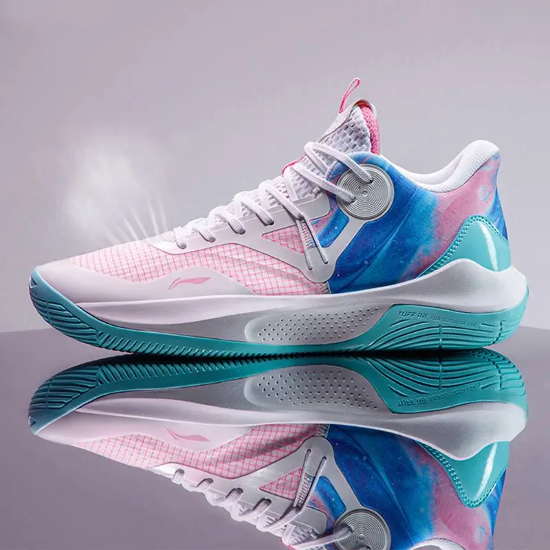 Li Ning Sonic 9TD Shoe 2023 Men's Low Top Ice Cream Team Edition Combat Basketball Shoe ABAS107