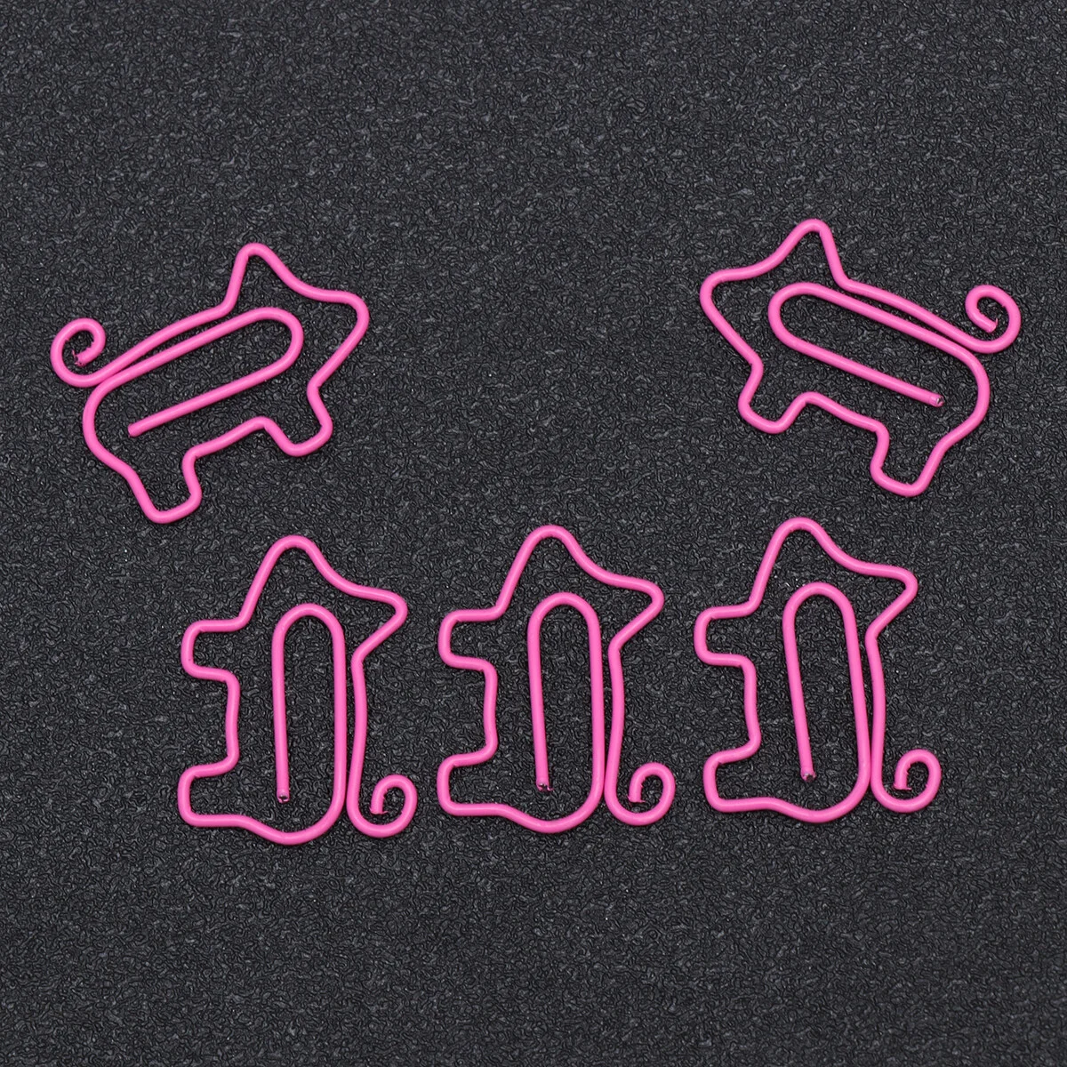 

30Pcs Shaped Paper Clips Metal Jumbo Paperclips for Office and School ( )